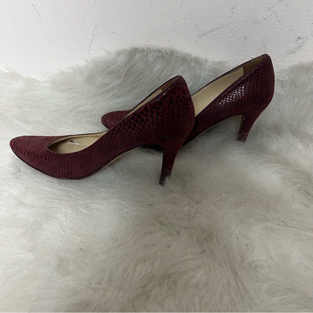 Jimmy Choo Gilbert Suede Pointed Round Toe Heels - Picture 6 of 7